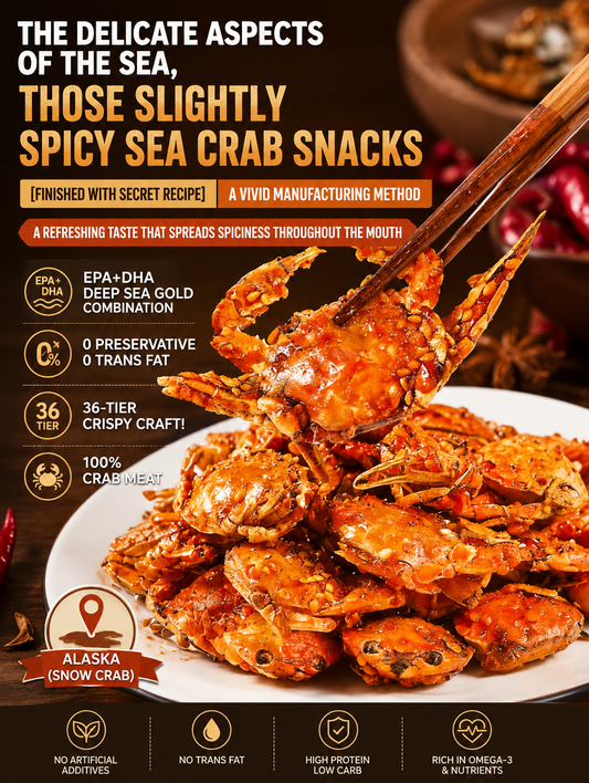 🦀Alaskan Snow Crab Ready-to-EatCrispy Crab -Evan